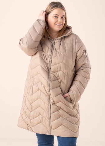 Весенне-осенняя куртка Padding Fransa Plus Size