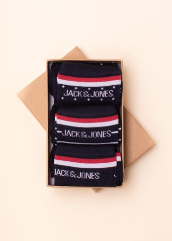 Носки в подарочной упаковке 3 пары Carbo Jack & Jones