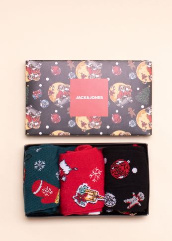 Носки в подарочной упаковке 3 пары Tom Jack & Jones