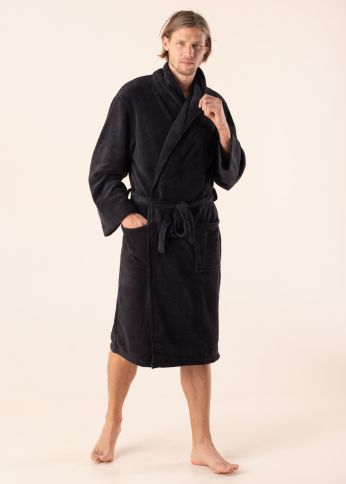 Махровый халат DKNY