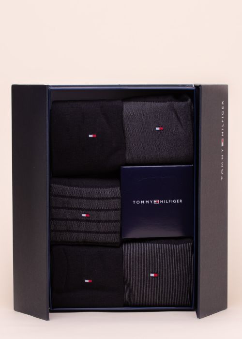 Носки в подарочной коробке (5 пары) в качестве РОЖДЕСТВЕНСКОГО ПОДАРКА Tommy Hilfiger